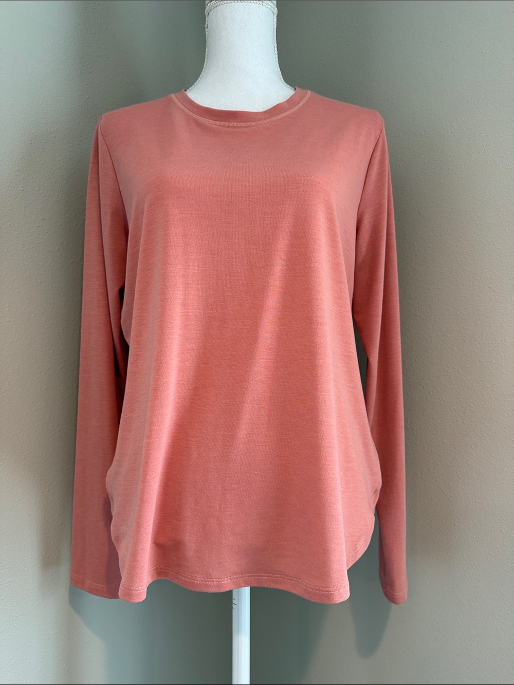 Kuhl | Konstance Long-Sleeve Crewneck Top | Dusty Coral Pink | Large